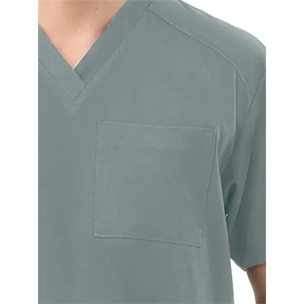 Parkley Quantum - Men's Three-Pocket RYDER V-Neck Scrub Top... from ASI 86018 Scrub Authority