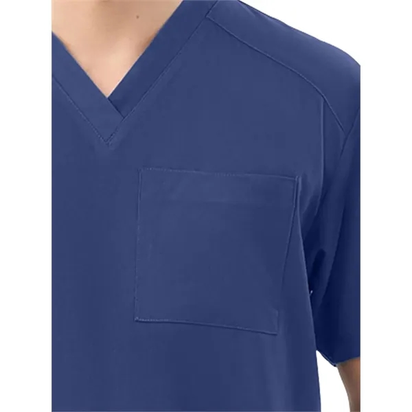 Parkley Quantum - Men's Three-Pocket RYDER V-Neck Scrub Top... from ASI 86018 Scrub Authority