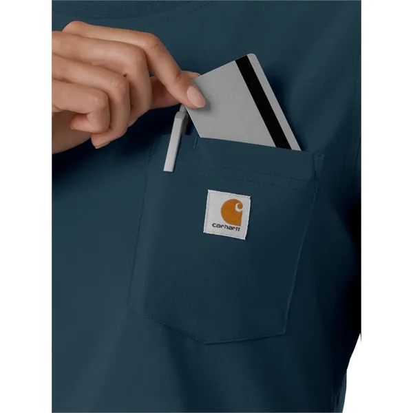 Carhartt Scrubs - Women's One-Pocket Crew Neck Long Sleev...... from ASI 86018 Scrub Authority