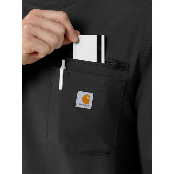Carhartt Scrubs - Men's Two-Pocket Crew Neck Long Sleeve ...... from ASI 86018 Scrub Authority