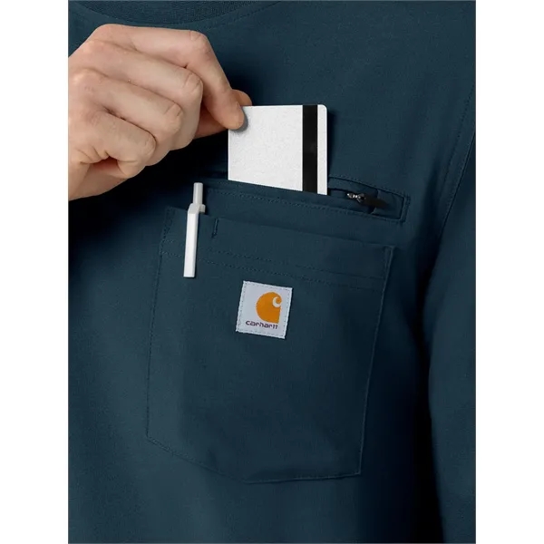 Carhartt Scrubs - Men's Two-Pocket Crew Neck Long Sleeve ...... from ASI 86018 Scrub Authority