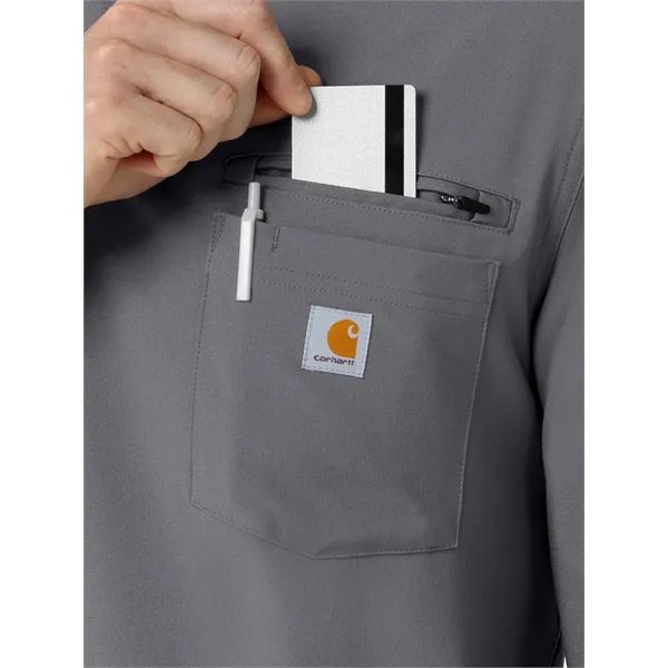 Carhartt Scrubs - Men's Two-Pocket Crew Neck Long Sleeve ...... from ASI 86018 Scrub Authority