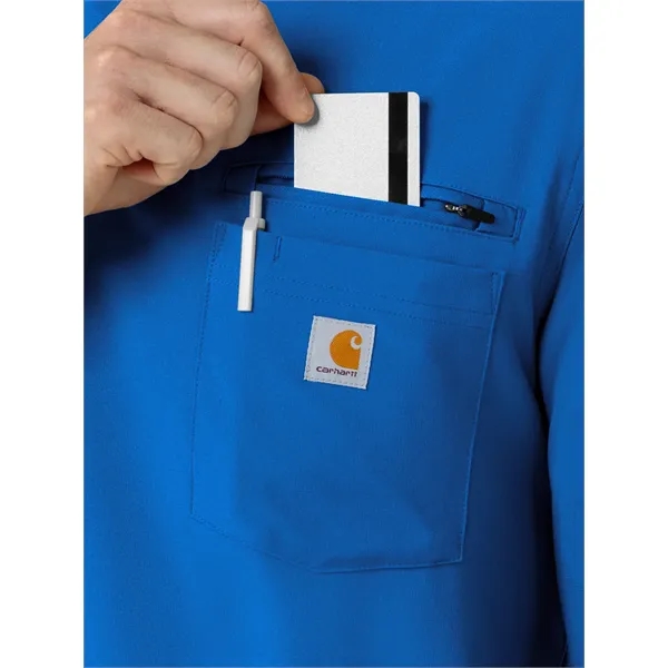 Carhartt Scrubs - Men's Two-Pocket Crew Neck Long Sleeve ...... from ASI 86018 Scrub Authority