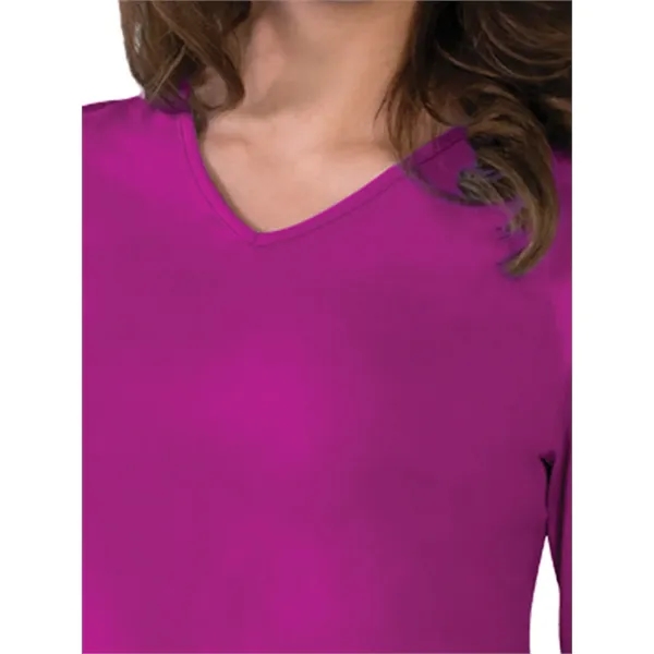 Blue Generation - Women's Pocketless 3/4-Sleeve V-Neck Tee... from ASI 86018 Scrub Authority