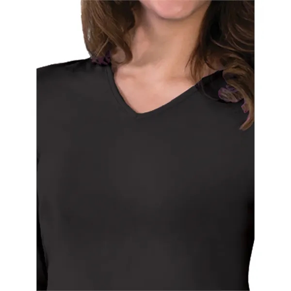 Blue Generation - Women's Pocketless 3/4-Sleeve V-Neck Tee... from ASI 86018 Scrub Authority