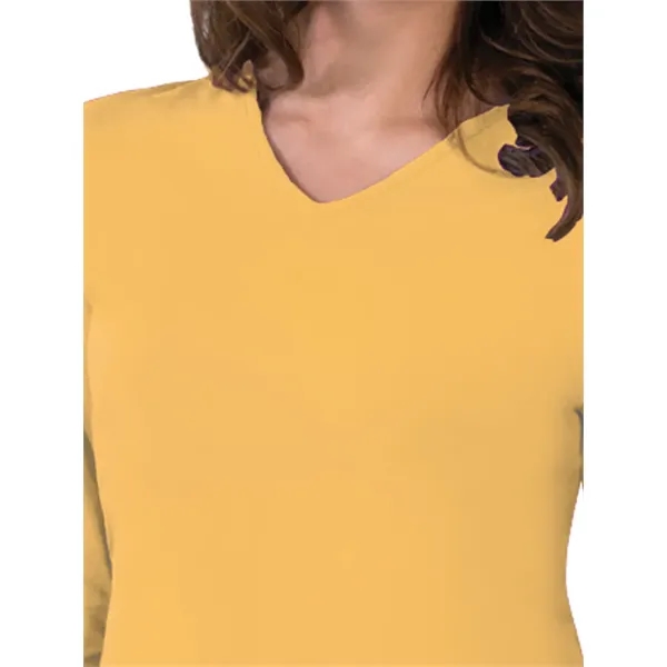 Blue Generation - Women's Pocketless 3/4-Sleeve V-Neck Tee... from ASI 86018 Scrub Authority
