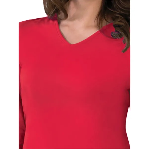 Blue Generation - Women's Pocketless 3/4-Sleeve V-Neck Tee... from ASI 86018 Scrub Authority