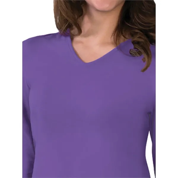 Blue Generation - Women's Pocketless 3/4-Sleeve V-Neck Tee... from ASI 86018 Scrub Authority