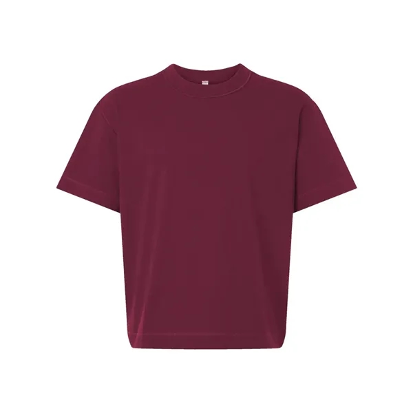 American Apparel Unisex Heavyweight Cotton Mid-Length Tee... from ASI 84358 S&S Activewear