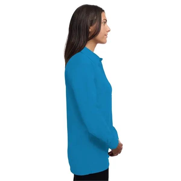Blue Generation - Women's Pocketless Long Sleeve Poplin S...... from ASI 86018 Scrub Authority