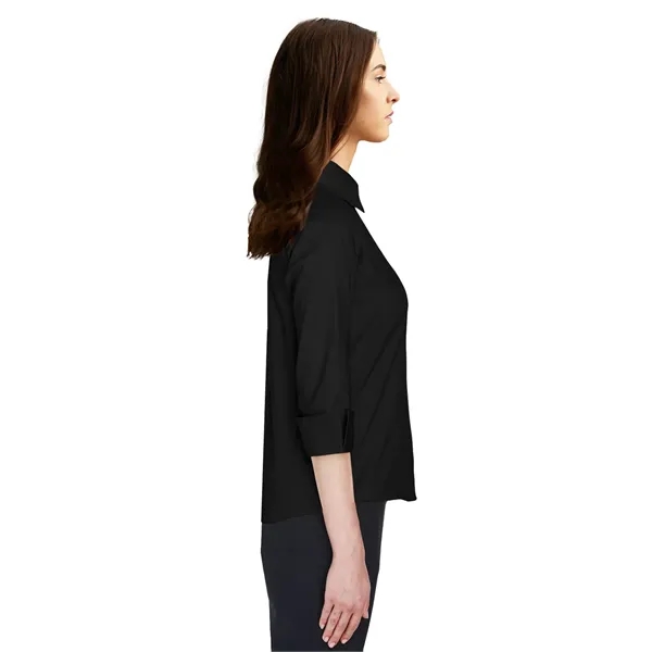 Blue Generation - Women's Pocketless 3/4-Sleeve Poplin Shirt... from ASI 86018 Scrub Authority