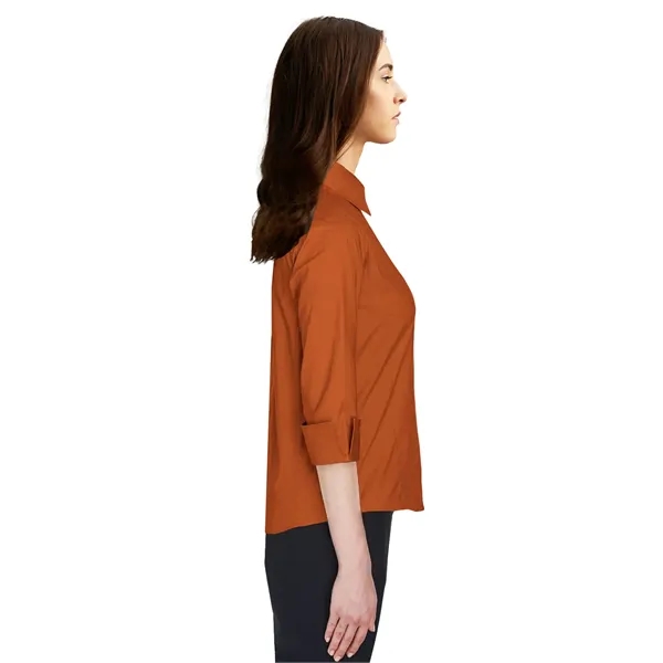 Blue Generation - Women's Pocketless 3/4-Sleeve Poplin Shirt... from ASI 86018 Scrub Authority