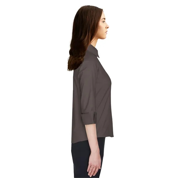 Blue Generation - Women's Pocketless 3/4-Sleeve Poplin Shirt... from ASI 86018 Scrub Authority