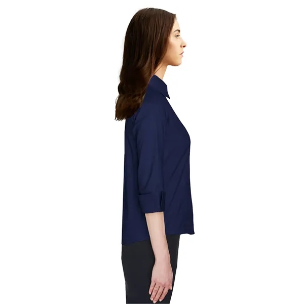Blue Generation - Women's Pocketless 3/4-Sleeve Poplin Shirt... from ASI 86018 Scrub Authority