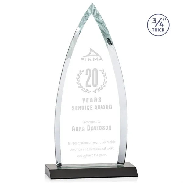 The striking Shildon Award is a 3/4" thick Starfire arrowhead with... from ASI 84592 St Regis Group / St Regis
