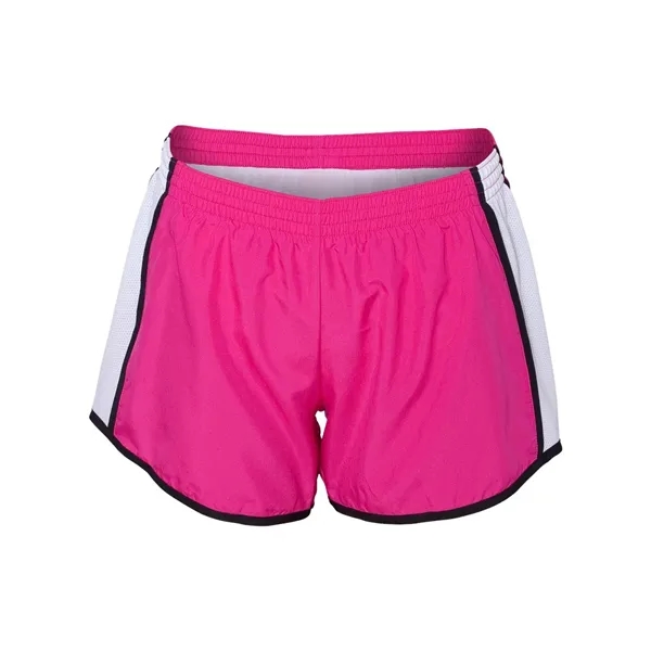 Women's polyester team running shorts. Blank.... from ASI 84358 S&S Activewear