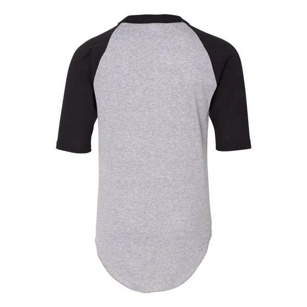 Youth Three-Quarter Sleeve Baseball Jersey... from ASI 84358 S&S Activewear