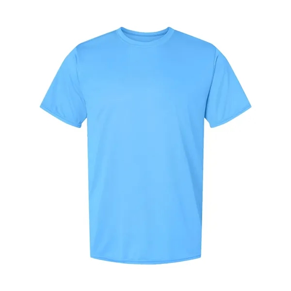 Performance t-shirt with a self-fabric collar and set-in-sleeves. Blank product.... from ASI 84358 S&S Activewear
