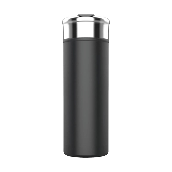 2.94" x 8.25" x 2.94" Esen double-wall stainless steel 18-ounce tumbler... from ASI 67866 Logomark/Valumark
