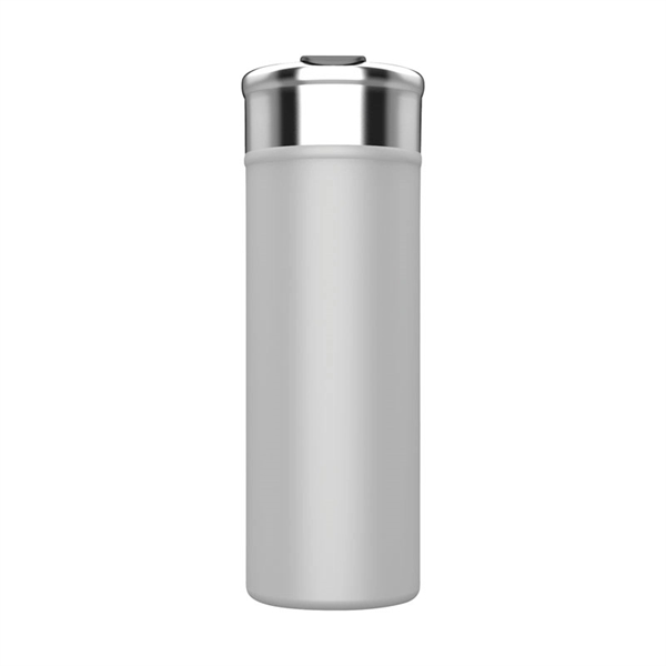 2.94" x 8.25" x 2.94" Esen double-wall stainless steel 18-ounce tumbler... from ASI 67866 Logomark/Valumark