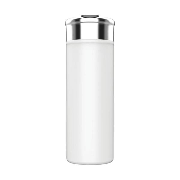 2.94" x 8.25" x 2.94" Esen double-wall stainless steel 18-ounce tumbler... from ASI 67866 Logomark/Valumark