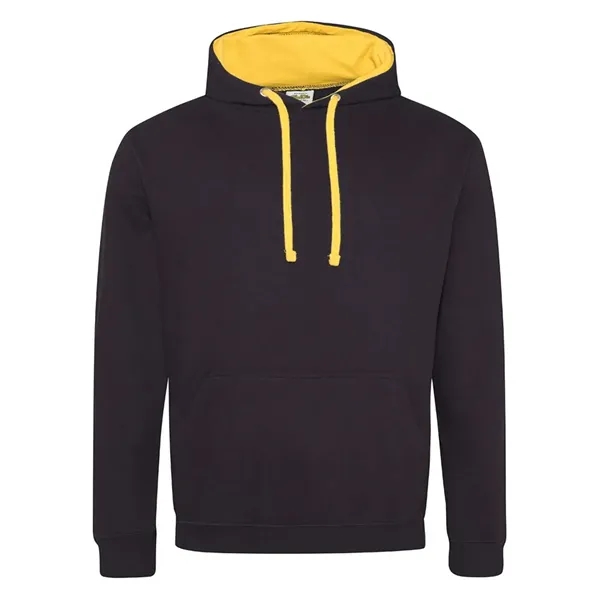Just Hoods Midweight Varsity Contrast Hooded Sweatshirt... from ASI 84358 S&S Activewear