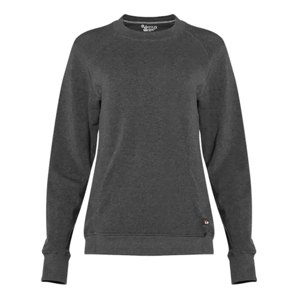 Women's Fitflex French Terry Crew... from ASI 84358 S&S Activewear