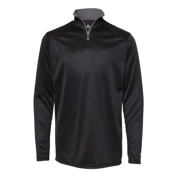 Youth quarter zip pullover with contrasting zipper... from ASI 84358 S&S Activewear