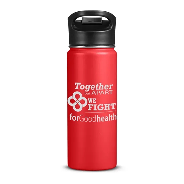 2.875" x 9" x 2.875 18 oz. double-wall vacuum steel bottle... from ASI 79530 Prime Line