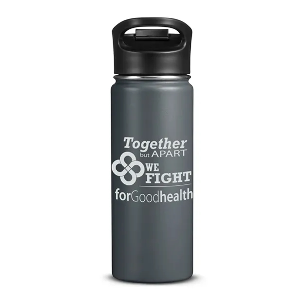 2.875" x 9" x 2.875 18 oz. double-wall vacuum steel bottle... from ASI 79530 Prime Line