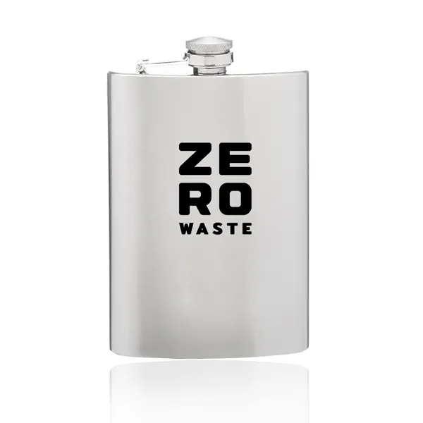 Hip flask with single wall stainless steel construction and screw on/off... from ASI 39552 BEL Promo