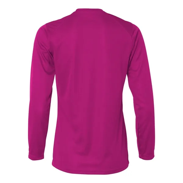 Women's long sleeve t-shirt with moisture management fabric. Blank product.... from ASI 84358 S&S Activewear
