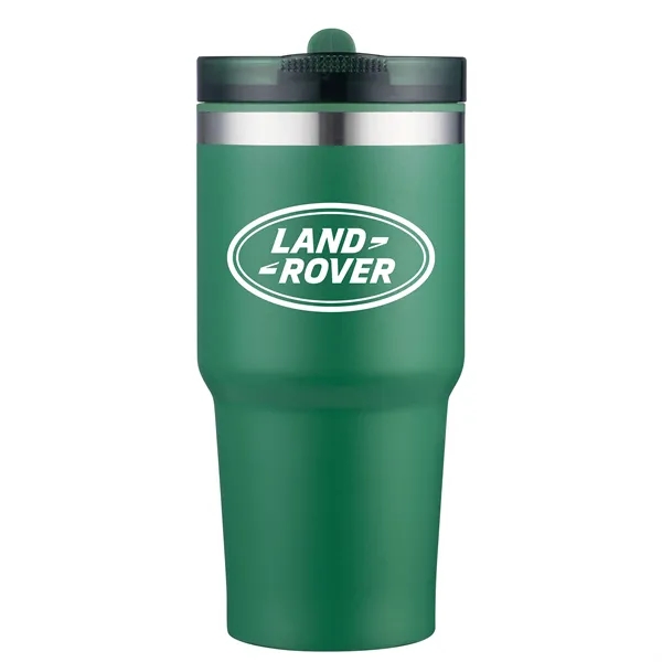 20 oz insulated travel mug with powdered finish and drinking spout... from ASI 68190 Lungsal / Lungsal