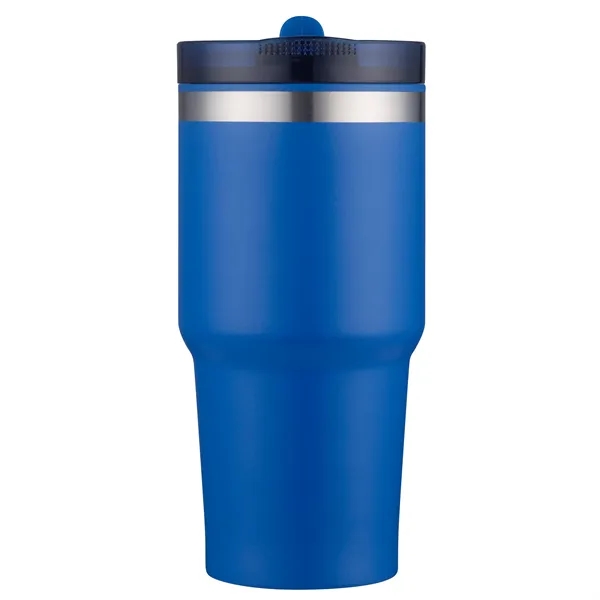 20 oz insulated travel mug with powdered finish and drinking spout... from ASI 68190 Lungsal / Lungsal