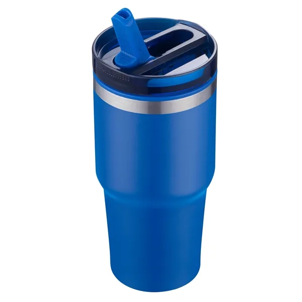 20 oz insulated travel mug with powdered finish and drinking spout... from ASI 68190 Lungsal / Lungsal
