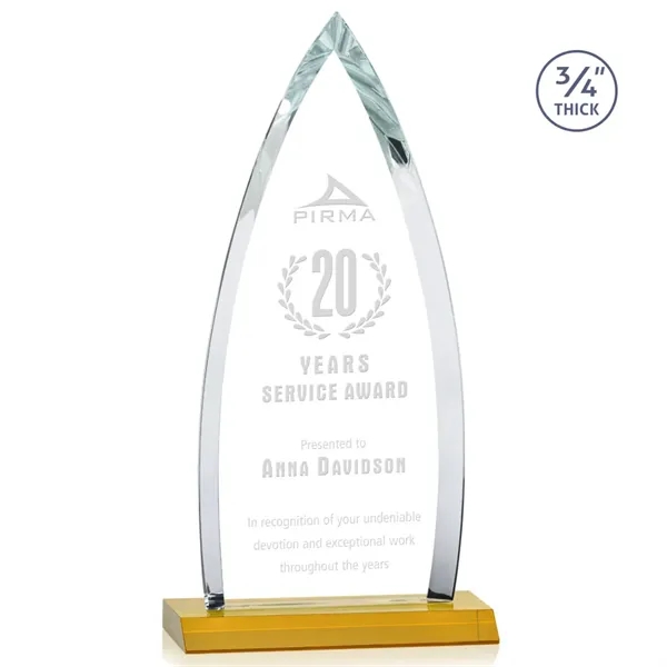 The striking Shildon Award is a 3/4" thick Starfire arrowhead with... from ASI 84592 St Regis Group / St Regis