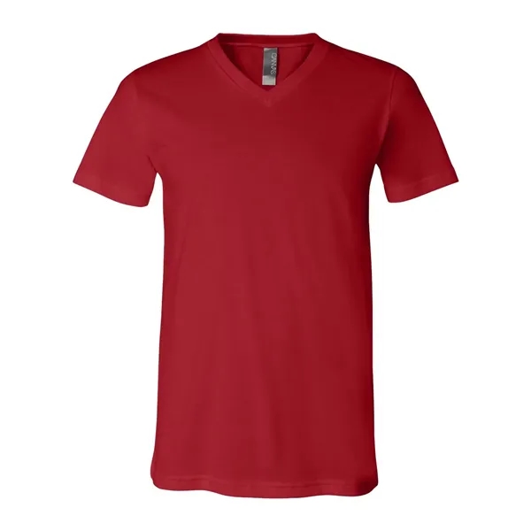 Adult short sleeve v-neck t-shirt with hemmed sleeves. Blank product.... from ASI 84358 S&S Activewear