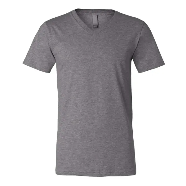 BELLA + CANVAS Unisex Heather CVC V-Neck Tee... from ASI 84358 S&S Activewear