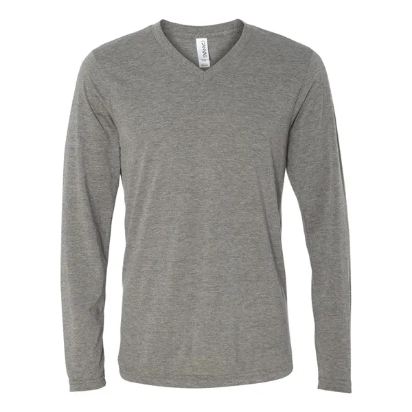 Lightweight and artful long sleeve V-neck T-shirt. Blank product.... from ASI 84358 S&S Activewear