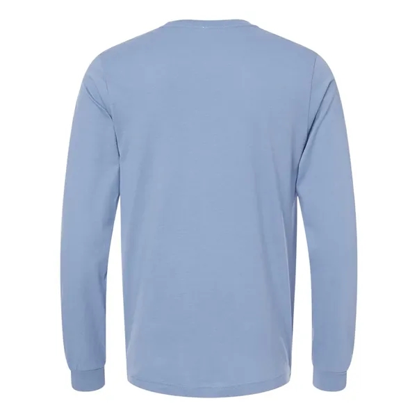 Adult long sleeve crewneck t-shirt with 2" rib cuffs. Blank product.... from ASI 84358 S&S Activewear