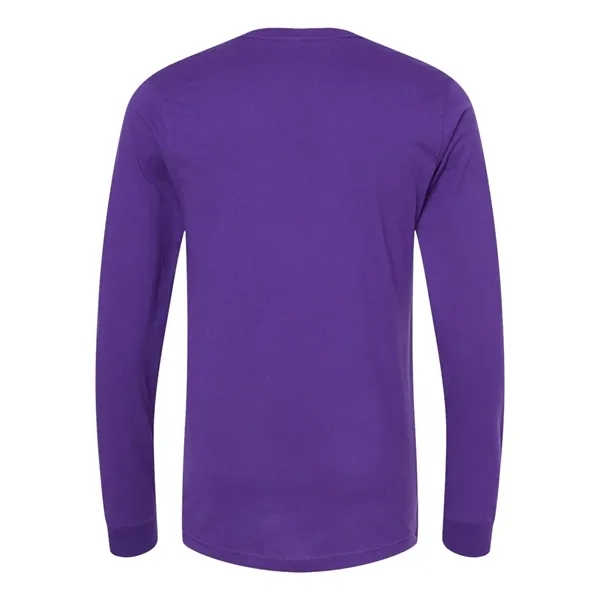 Adult long sleeve crewneck t-shirt with 2" rib cuffs. Blank product.... from ASI 84358 S&S Activewear