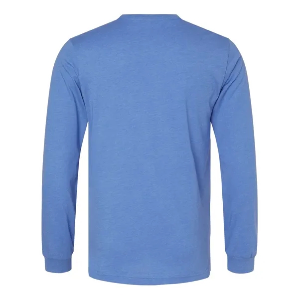 BELLA + CANVAS Unisex Heather CVC Long Sleeve Tee... from ASI 84358 S&S Activewear