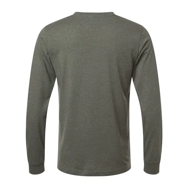 BELLA + CANVAS Unisex Heather CVC Long Sleeve Tee... from ASI 84358 S&S Activewear