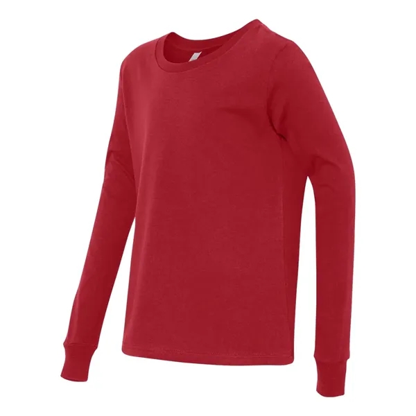 Bella + Canvas® Youth Long Sleeve Jersey Tee, blank.... from ASI 84358 S&S Activewear