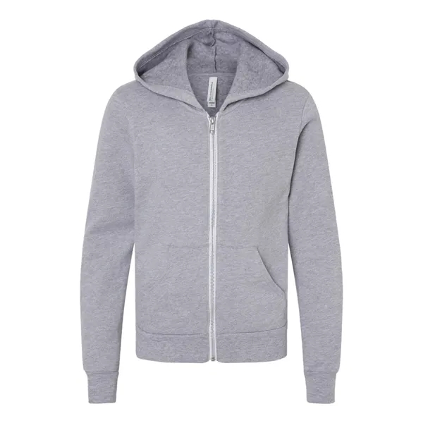 Bella+Canvas Youth Sponge Fleece Full-Zip Hoodie... from ASI 84358 S&S Activewear