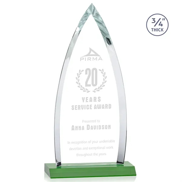 The striking Shildon Award is a 3/4" thick Starfire arrowhead with... from ASI 84592 St Regis Group / St Regis
