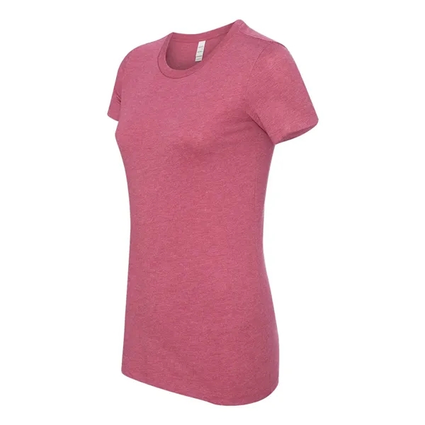 Women's cotton t-shirt with longer length body and shoulder taping. Blank... from ASI 84358 S&S Activewear