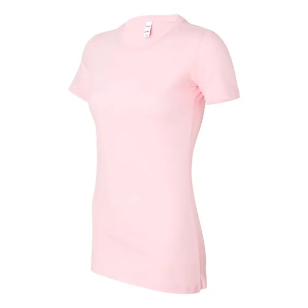 Women's cotton t-shirt with longer length body and shoulder taping. Blank... from ASI 84358 S&S Activewear