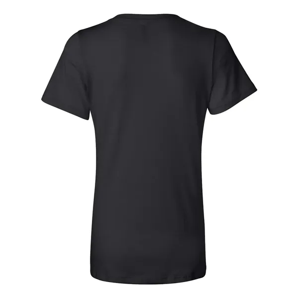 V-neck t-shirt with flattering true women's fit. Blank product.... from ASI 84358 S&S Activewear