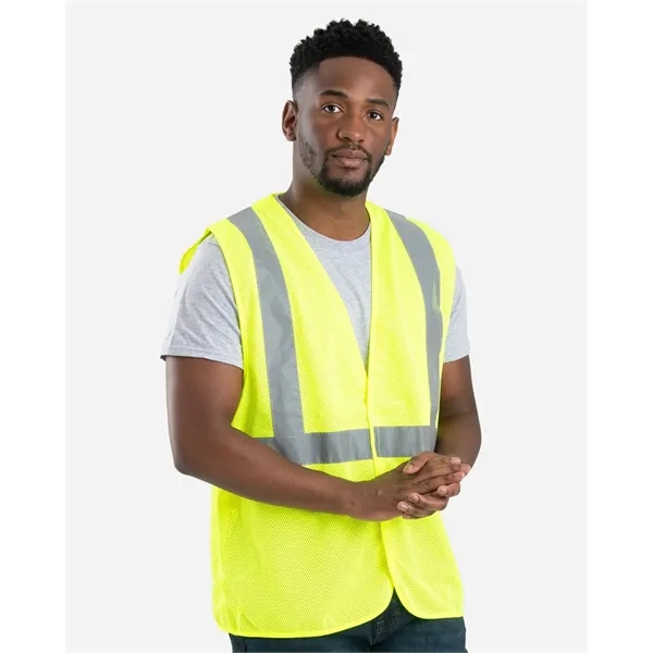 Berne Apparel Hi-Vis Class 2 Economy Vest... from ASI 84358 S&S Activewear